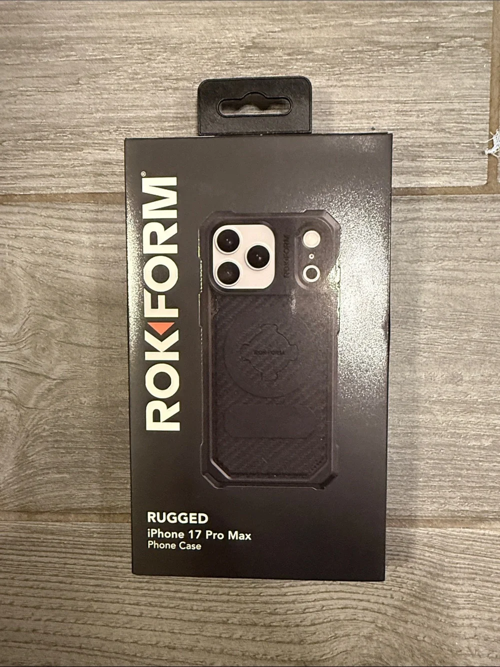 Rokform Rugged Protective Case for iPhone 17 Pro Max — Black
